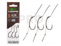 Hooks Korda Loop Rigs Klor Micro Barbed #6 30lb 13kg 3pcs