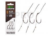 Hooks Korda Loop Rigs Klor Micro Barbed #8 30lb 13kg 3pcs