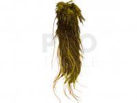 Hareline Dubbin Half Grizzly Saddle - #263 Olive