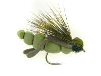 Dry fly Green Hopper no. 12