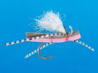 Dry fly Pink/Grey Hopper no. 12