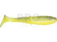 Soft baits Dragon Invader Pro 10cm - Super Yellow/Clear - black glitter