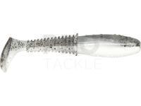 Soft baits Dragon Invader Pro  5cm - White/Clear - black glitter