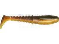 Soft baits Dragon Invader Pro  5cm - Yellow Fluo/Mot.Oil - black glitter