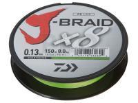 Braided line Daiwa J-Braid 300m 0.42mm chartreuse