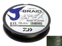 Braid Line Daiwa J-Braid X4 Dark Green 135m 0.15mm