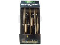 Korda Leadcore Leaders 3x Heli Gravel Brown 1m