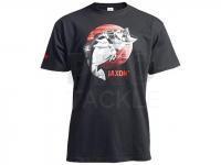 T-shirt Jaxon black with fish - S