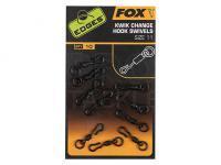 Swivels Fox Edges Kwik Change Hook Swivels #11 x 10pcs