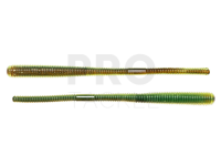 Soft Baits Live Target Finesse Tail Worm 11.4cm - Brown/Chartreuse