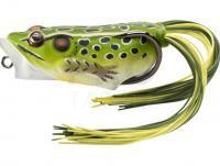Hard Lure Live Target Hollow Body Frog Popper 5cm 10.5g - Green/Yellow