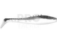 Soft baits Dragon Lunatic Pro 7,5cm - White/Clear | Black Glitter