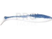 Soft baits Dragon Lunatic Pro 8.5cm - White/Clear | Blue Glitter