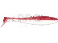 Soft baits Dragon Lunatic Pro 8.5cm - White/Clear | Red Glitter