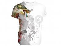 Breathable T-shirt Dragon - pike white XXL