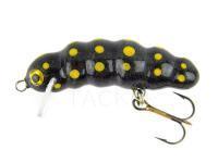 Lure Microbait Maggot 33mm - Black Yellow