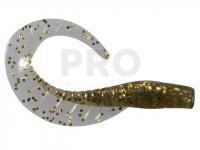 Soft baits Dragon Maggot 5cm Brown - gold glitter
