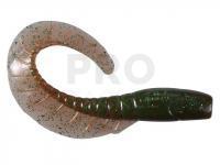 Soft baits Dragon Maggot 5cm Motor Oil - green glitter