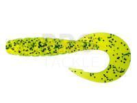 Soft lures Fishup Mighty Grub 3.5ich | 90mm - Flo Chartreuse/Green