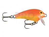 Lure Rapala Mini Fat Rap 3cm - Gold Fluorescent Red