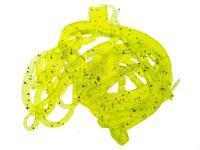 Hareline Mini Squiggle Worms - Fl Chartreuse