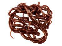 Hareline Mini Squiggle Worms - Worm Brown