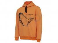 Hoodie Savage Gear Mega Jaw Hoodie Sun Orange - XXL