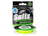 Braided line Sufix Nanobraid 0.06mm 100m - Neon Chartreuse