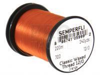 Semperfli Classic Waxed Thread 12/0 240 Yards - Orange