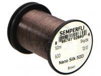 Thread Semperfli Nano Silk 50D 12/0 50m 54yds - Brown