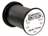 Semperfli Spyder Thread 18/0 100m 109yds 30D - Steel