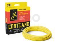 Fly line Cortland 333 Trout All Purpose Floating Yellow WF5F