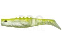 Soft baits Dragon Phantail 10cm PEARL/YELLOW - silver glitter