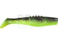 Soft baits Dragon Phantail Pro 10cm - Chartreuse/Black | Silver Glitter