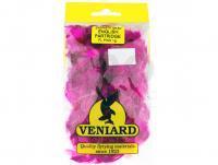 Feathers Veniard Grey English Partridge Neck - Fl Pink