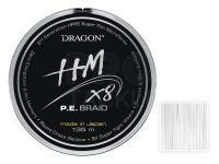 Braided line Dragon HM X8 P.E. Braid White 135m 0.08mm