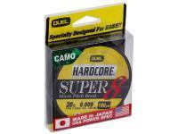 Braided line Duel Hardcore Super 8 Camo 150yds #4.0 0.32mm 40lbs (R1276-CA)