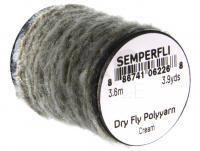 Semperfli Dry Fly Polyyarn 3.6m 3.9yds - Cream