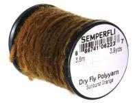 Semperfli Dry Fly Polyyarn 3.6m 3.9yds - Sunburst Orange