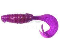 Keitech Soft Bait Flapper Grub 4 inch - LT Purple Chameleon Silver FLK