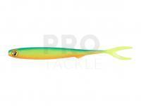 Soft Bait Fox Rage Slick Finesse Super Soft 11cm 4.25in - UV Blue Back Chartreuse