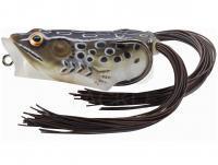 Hard Lure Live Target Hollow Body Frog Popper 5cm 10.5g - Brown/Black