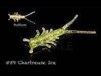 Soft Bait Lunker City Hellgie 1.5 inch - #59 Chartreuse Ice