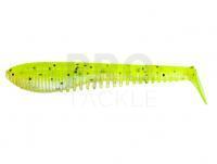 Soft Bait Pontoon21 Awaruna EVO 4.0 inch | 101mm - 4222 Chartreuse Pepper Pearl Gold&Black Flk