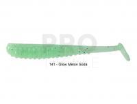 Soft Bait Reins Aji Ringer Shad 1.5 inch | 4cm - #141 Glow Melon Soda