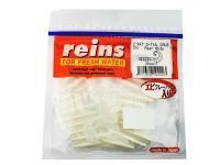 Soft Bait Reins Fat G-Tail Grub 2 inch - 014 Pearl White