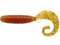 Soft Bait Reins Fat G-Tail Grub 2 inch - 566 Motor Oil Red Flake
