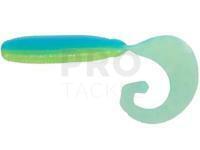 Soft Bait Reins Fat G-Tail Grub 3 inch - L14 Ice Chartreuse Ⅱ