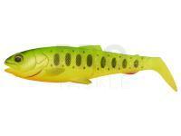 Soft Bait Savage Gear Craft Cannibal PaddleTail Bulk 10.5cm 12g - Firetiger Fluo Matte Finish