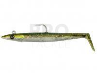 Soft bait Savage Gear Sandeel V2 12cm 22g 2+1pcs - Green Silver